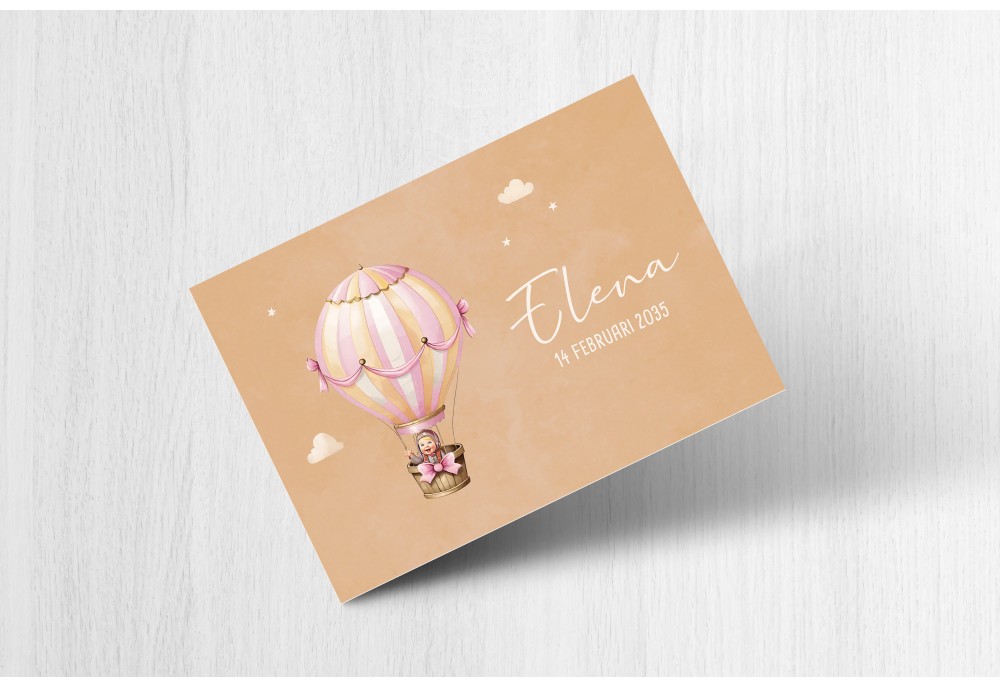 Meisje en luchtballon